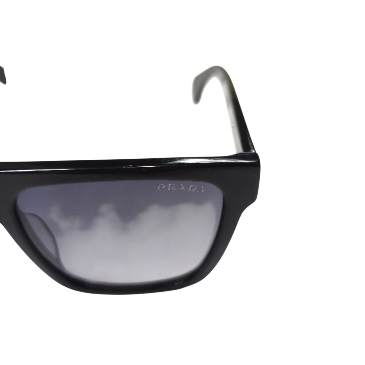 PRADA Black Square Frame Sunglasses