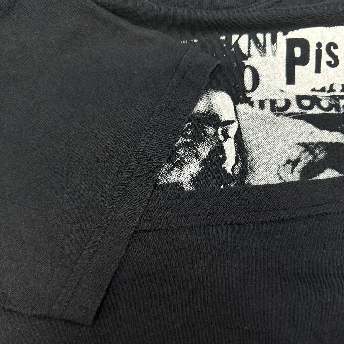 SEX PISTOLS 90s 00s "SID VICIOUS" Photo Fade T-Shirt Size L