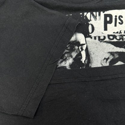 SEX PISTOLS 90s 00s "SID VICIOUS" Photo Fade T-Shirt Size L