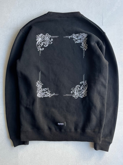 Swagger Black Cotton Sweatshirt Size M