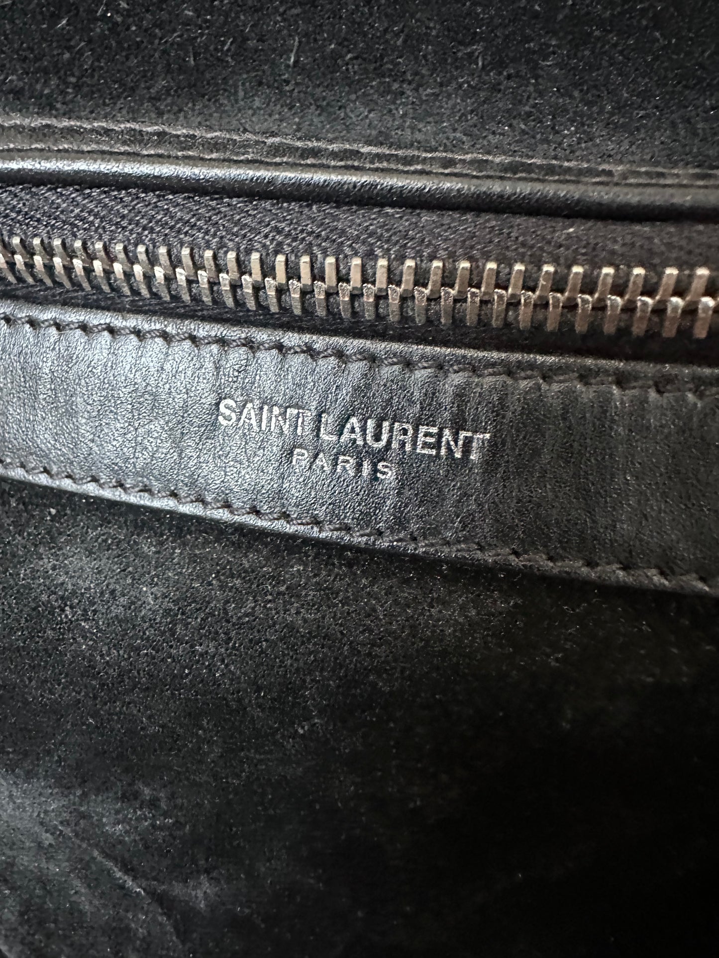 Vintage Saint Laurent Black Rare City Backpack