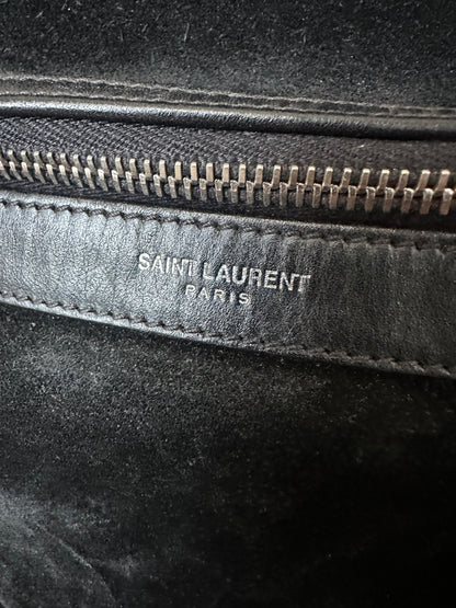 Vintage Saint Laurent Black Rare City Backpack