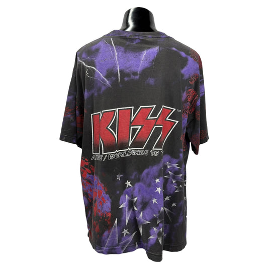 KISS 90s Vintage Alive Worldwide Tour Graphic Size XL