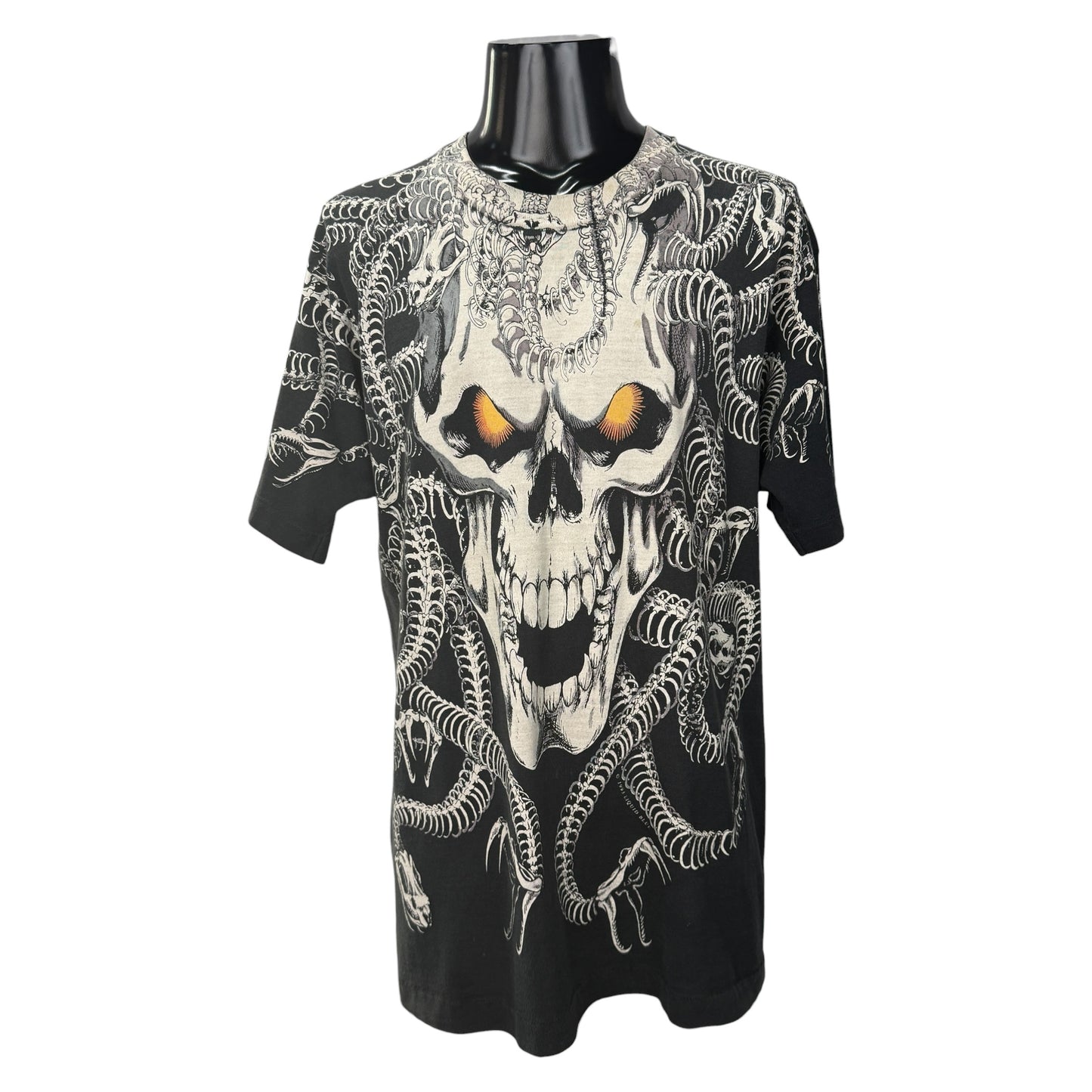LIQUID BLUE 90s Vintage 1993 Medusa Graphic T-Shirt Size L