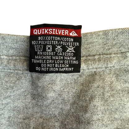 Quiksilver T-Shirt Silver Size L