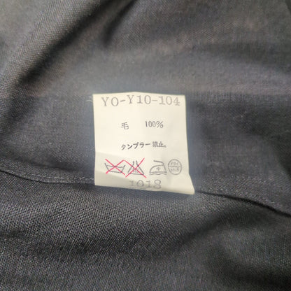 Y's Summer Wool Gabardine Smock Hoodie