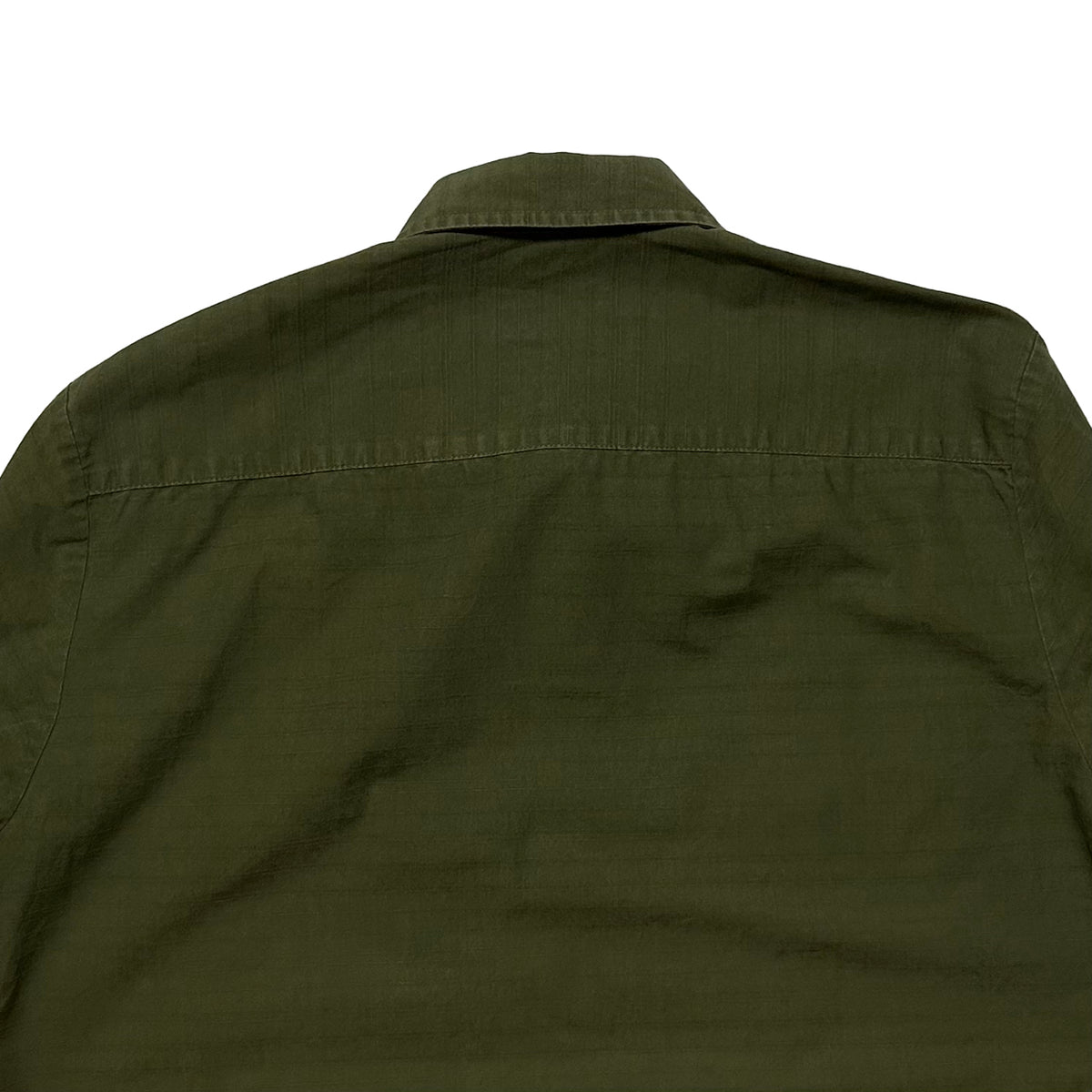 LEVIS 1990s Velcro Pocket Long Sleeve Shirt Olive Size L
