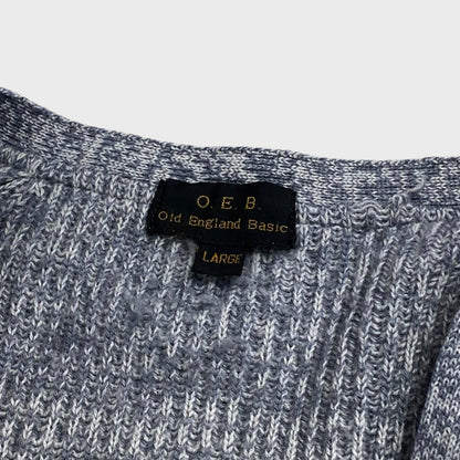 O.E.B Knit Sweater Gray Size L