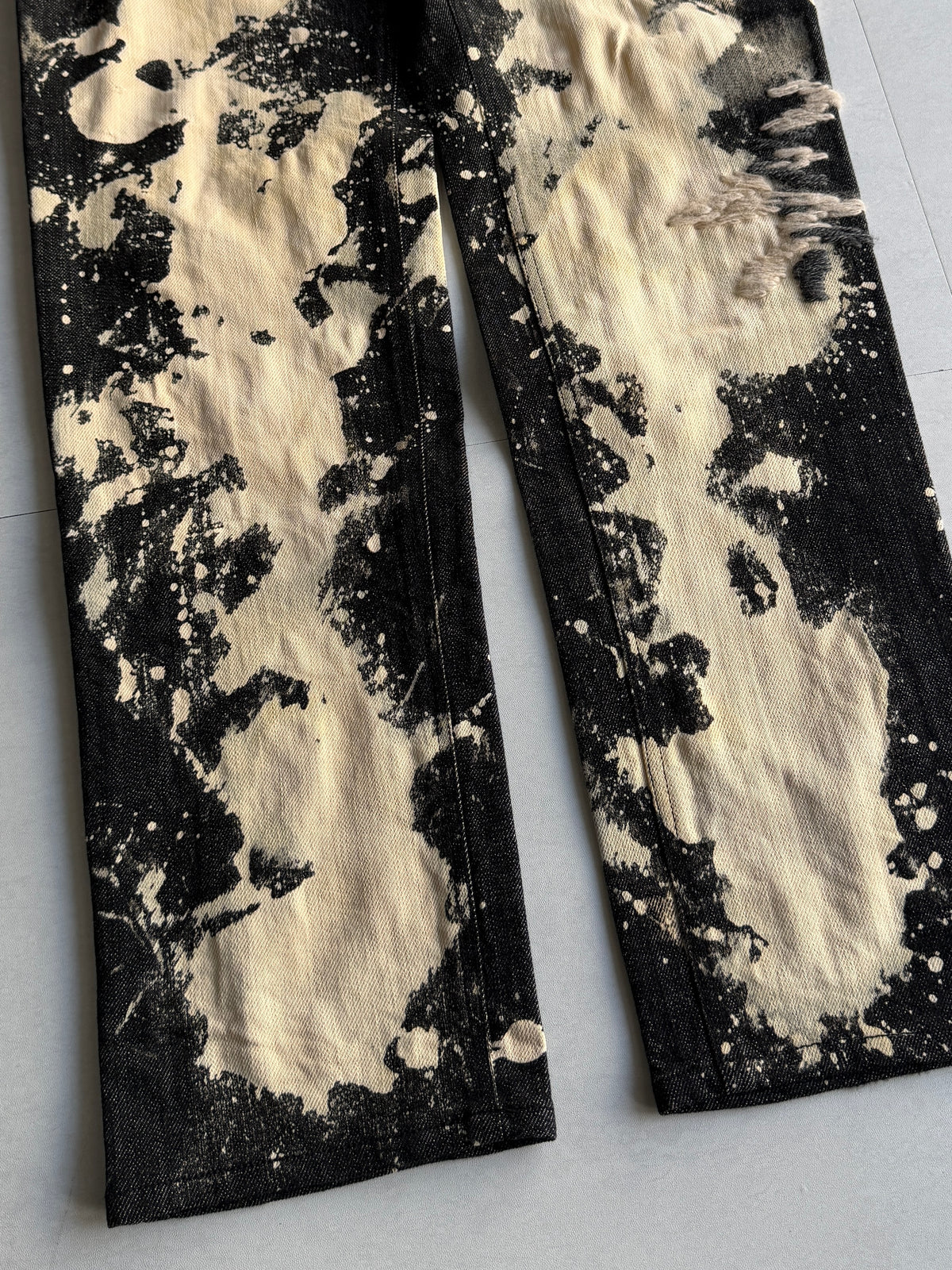 MILKBOY Bleached Splatter Denim Jeans