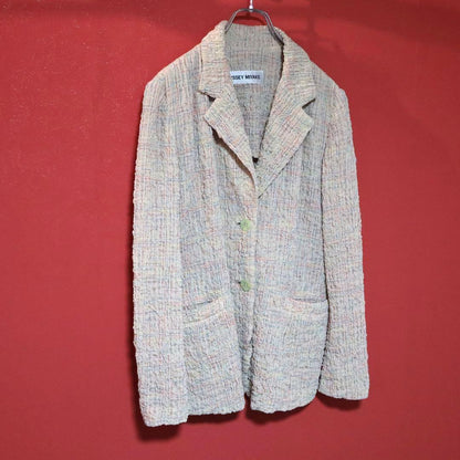 Issey Miyake 91SS Wrinkle Pleated All-Over Print Size M