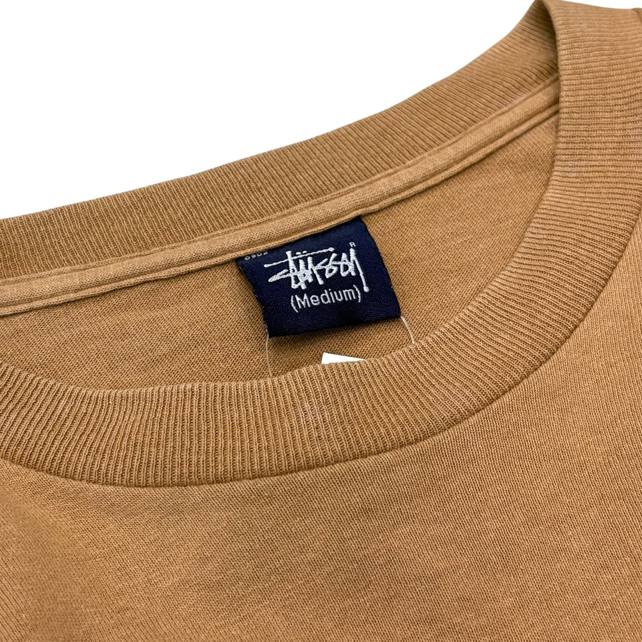 Vintage 90s Stussy Brown Promo Copy T-Shirt Size M