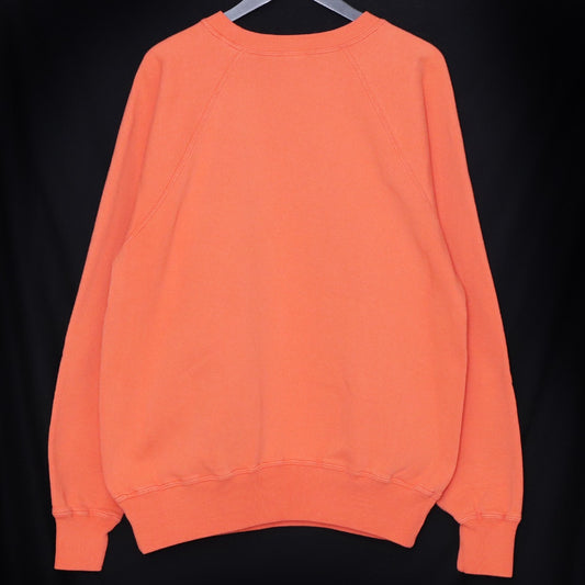SAINT MICHAEL x BERBERJIN BJ_CRW Sweatshirt Orange Size M