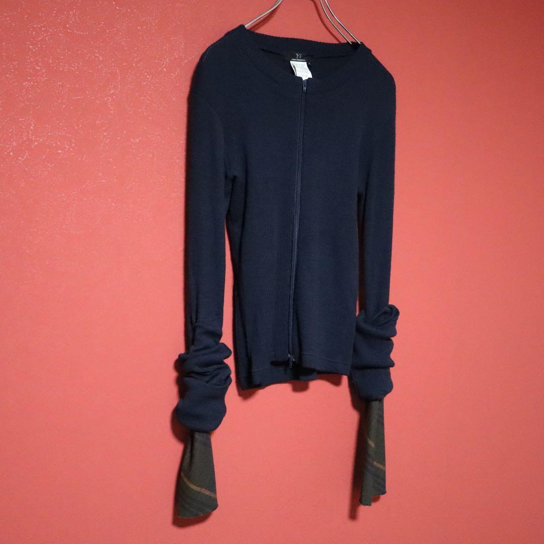 Yohji Yamamoto Super Long Sleeve Layered Double Zip Size 3