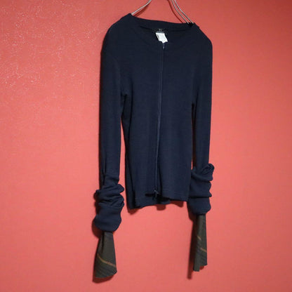Yohji Yamamoto Super Long Sleeve Layered Double Zip Size 3