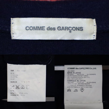 Comme des Garcons 03AW Cashmere Blend Asymmetric Polo Size M