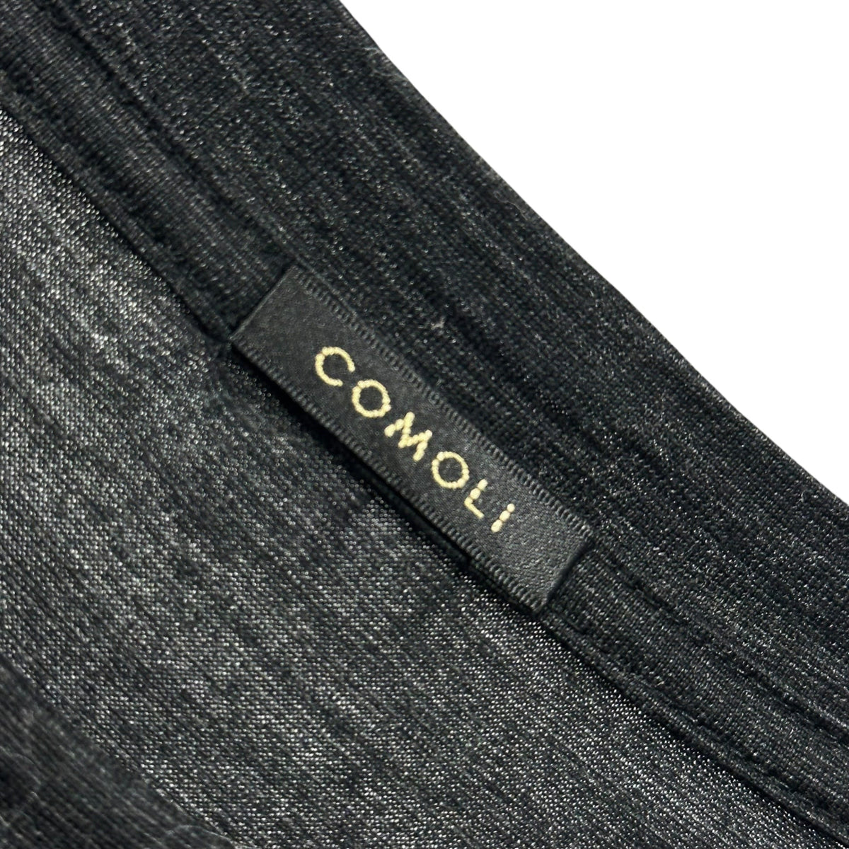 COMOLI 24SS Summer Wool Short T-Shirt Charcoal Size 2