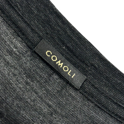 COMOLI 24SS Summer Wool Short T-Shirt Charcoal Size 2