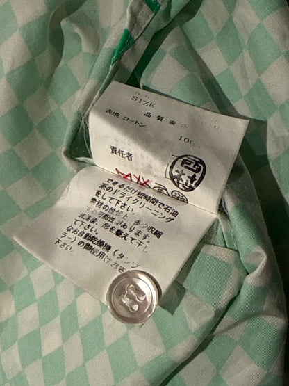 Undercover 01SS Checkered Cotton T-Shirt Size M