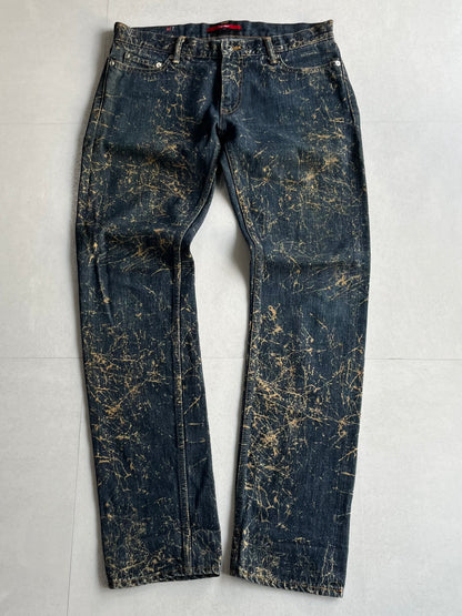 Swagger Damaged Blue Denim Pants Size 30