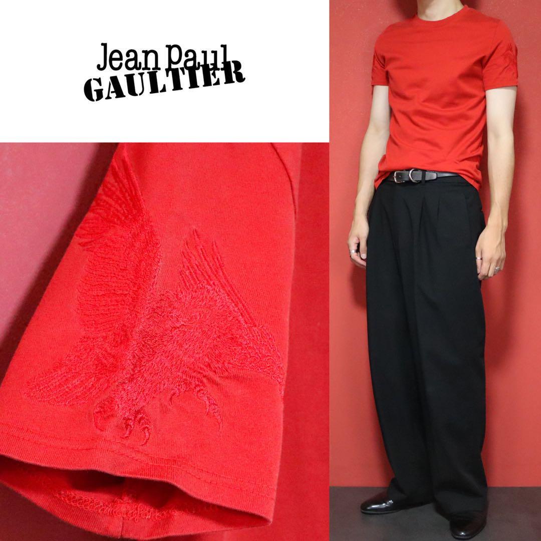 Jean Paul Gaultier HOMME Eagle Red T-Shirt Size 48