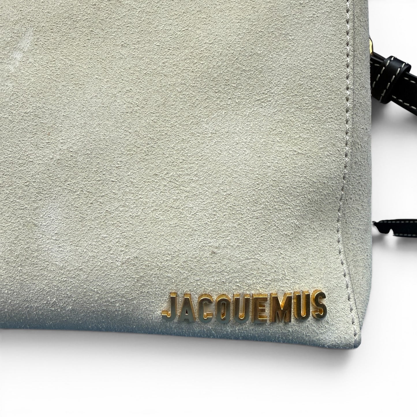JACQUEMUS Le Seau Carré Bicolor Bucket Bag Size ONE SIZE