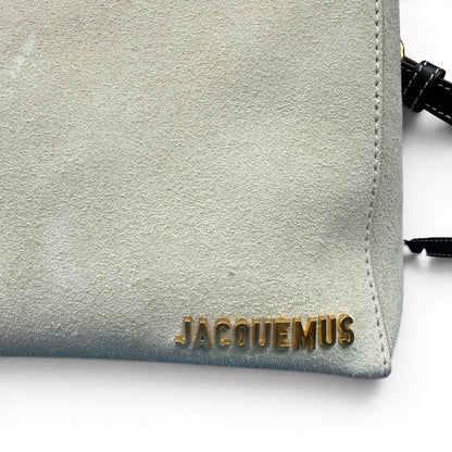 JACQUEMUS Le Seau Carré Bicolor Bucket Bag Size ONE SIZE