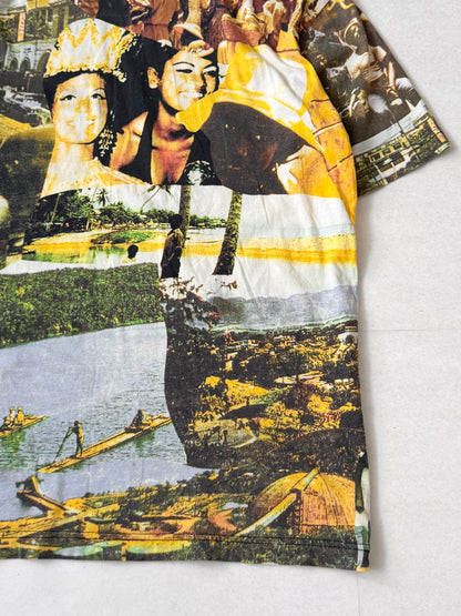 Supreme All-Over Print Cotton T-Shirt Size L