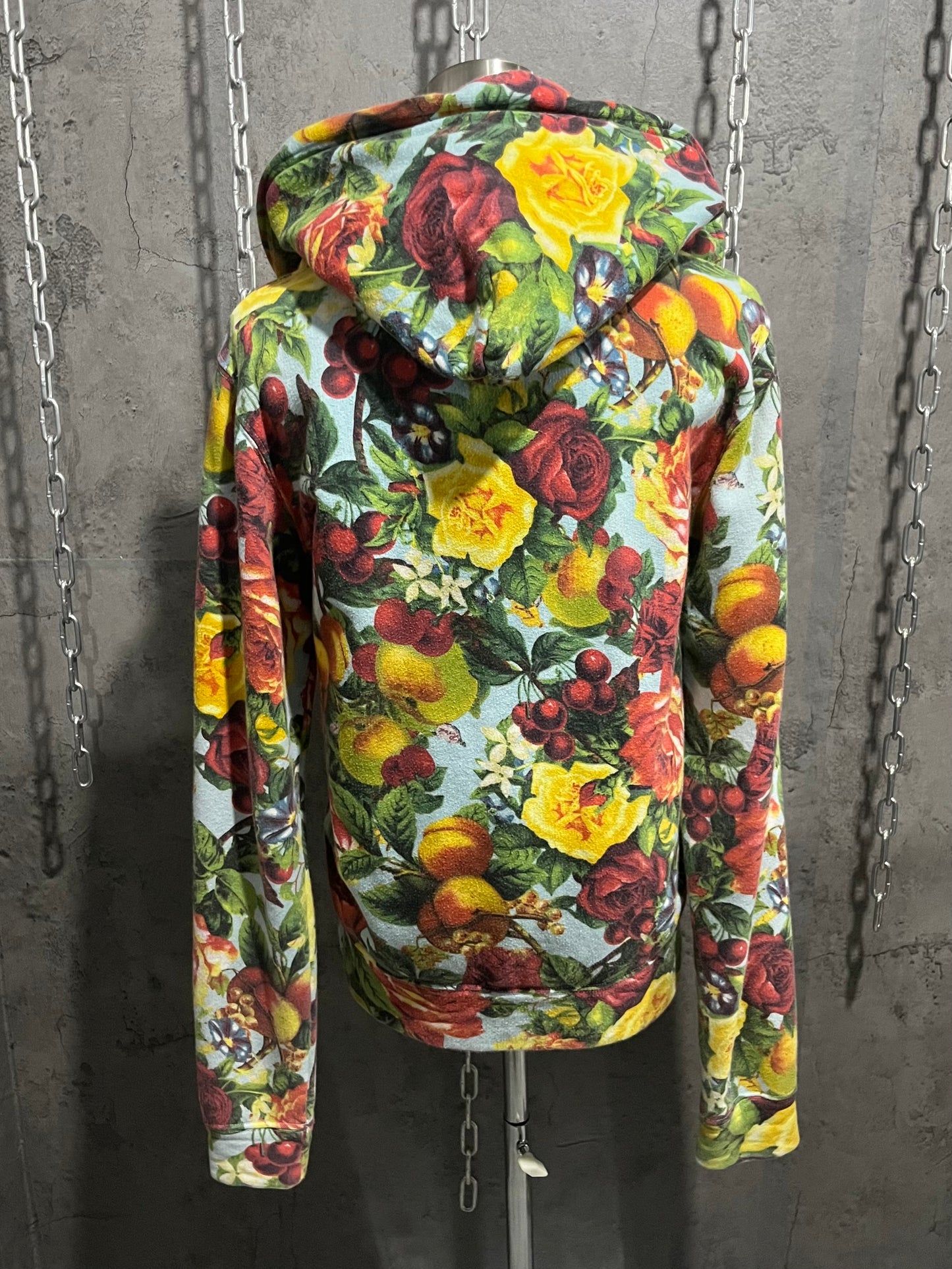 Joyrich Double Zip Cotton Hoodie Multi Size S