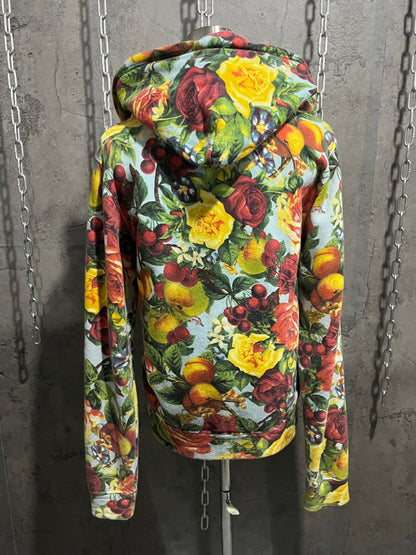 Joyrich Double Zip Cotton Hoodie Multi Size S