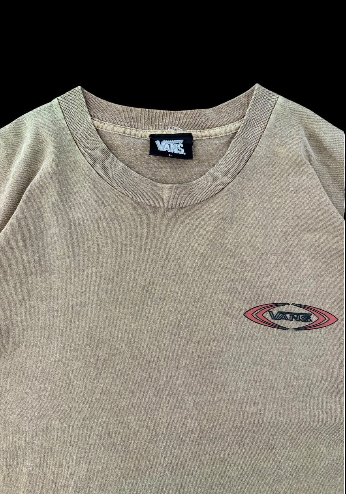 VANS 90s Oval Logo Made In USA Pigment Dyed Good Fade Jeans Size L