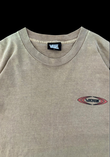 VANS 90s Oval Logo Made In USA Pigment Dyed Good Fade Jeans Size L