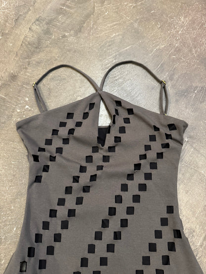 Room SERVICE Dark Gray Cotton Spandex Pants Size S