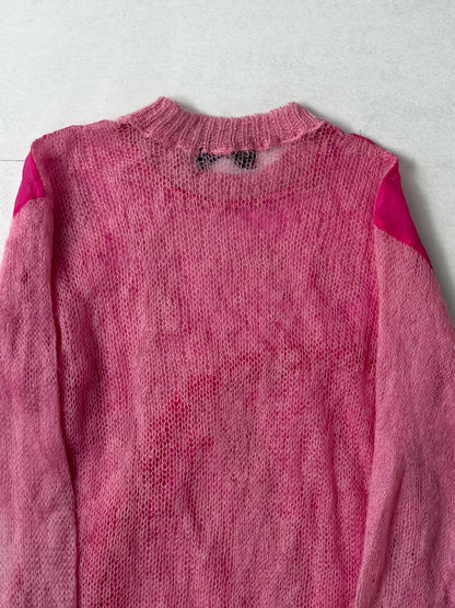 Comme des Garcons tricot Mixed Material Sleeve Shirt Size S