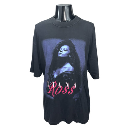 DIANA ROSS 90s Large Photo Print T-Shirt Always is Size XL