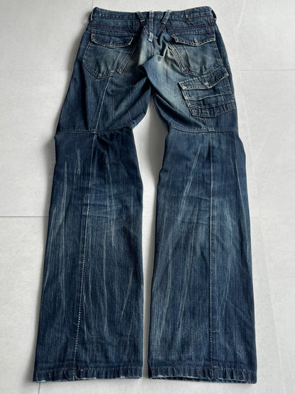 Marithe + Francois Girbaud Blue Gimmick Denim Jeans Size 40