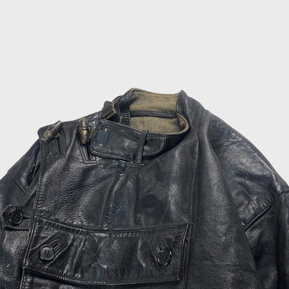 () Leather Jacket Black Size L