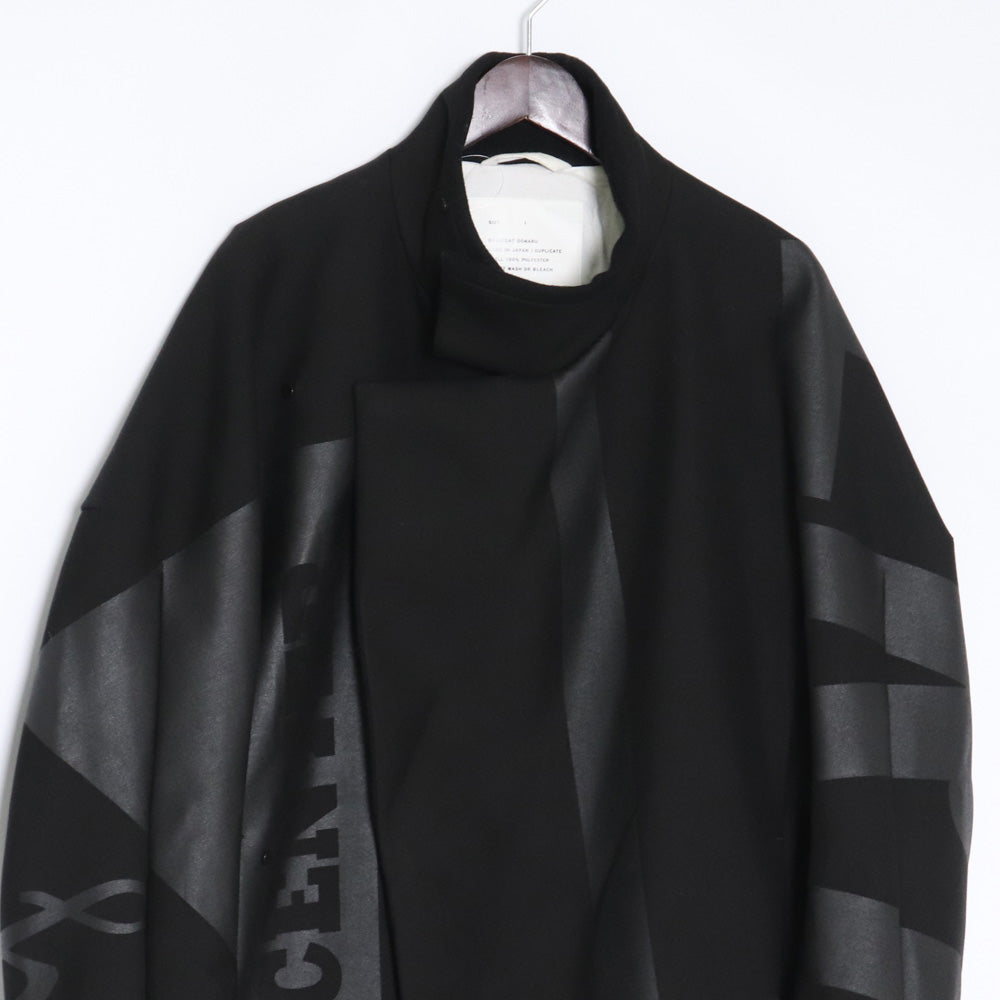 OVERCOAT BY OMARU SEISAKUSHO Raglan Coat Black Size 1