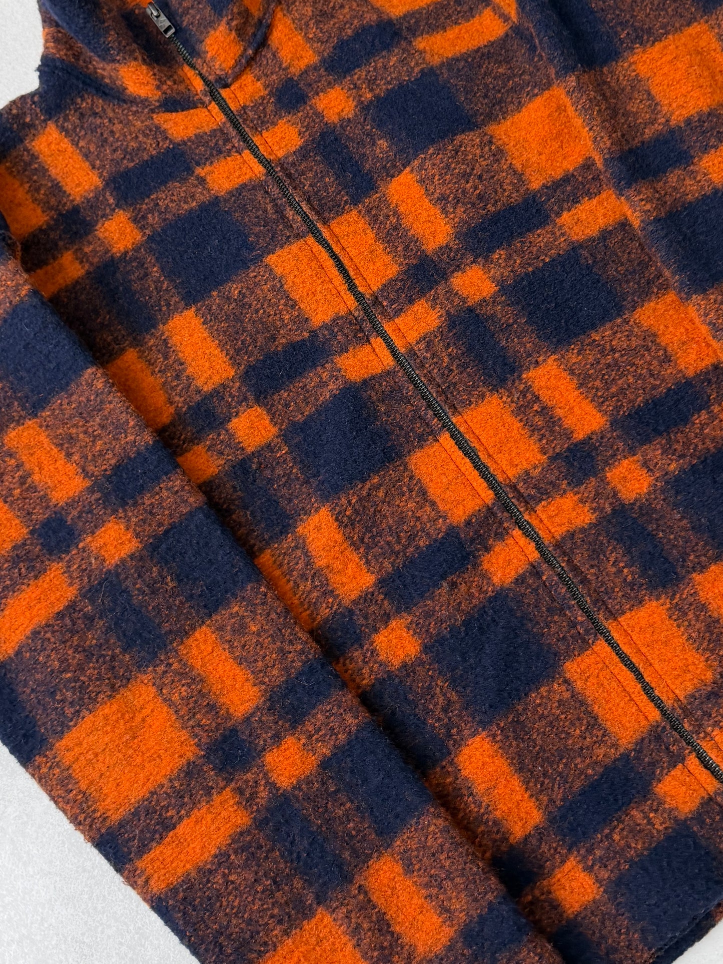 Zadig & Voltaire Multi Check Zip Wool Jacket Size XS