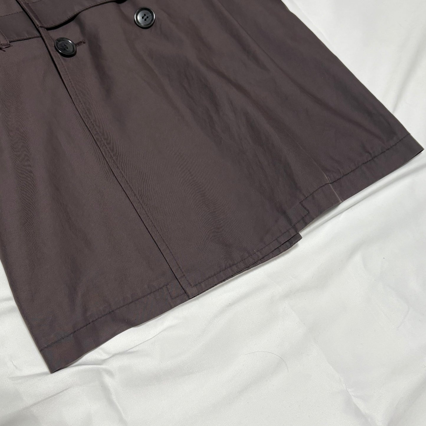 N.HOLLYWOOD Bordeaux Belted Trench Coat Size S