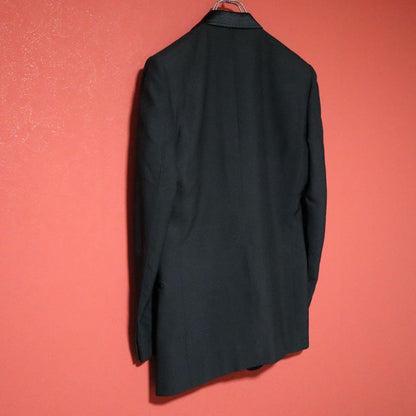 DOLCE & GABBANA 06SS Tuxedo Silk Trim Wool Blazer Size 48
