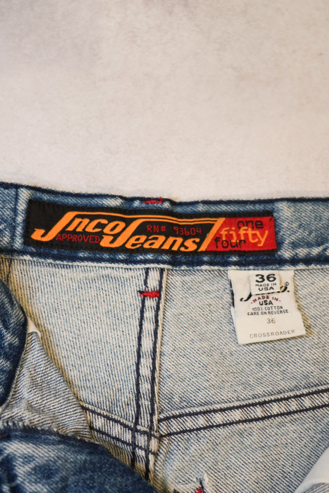 JNCO JEANS 90s 00s Baggy Denim Shorts Size 36