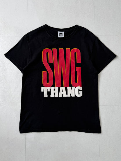 Swagger SWG Black Cotton T-shirt Size L