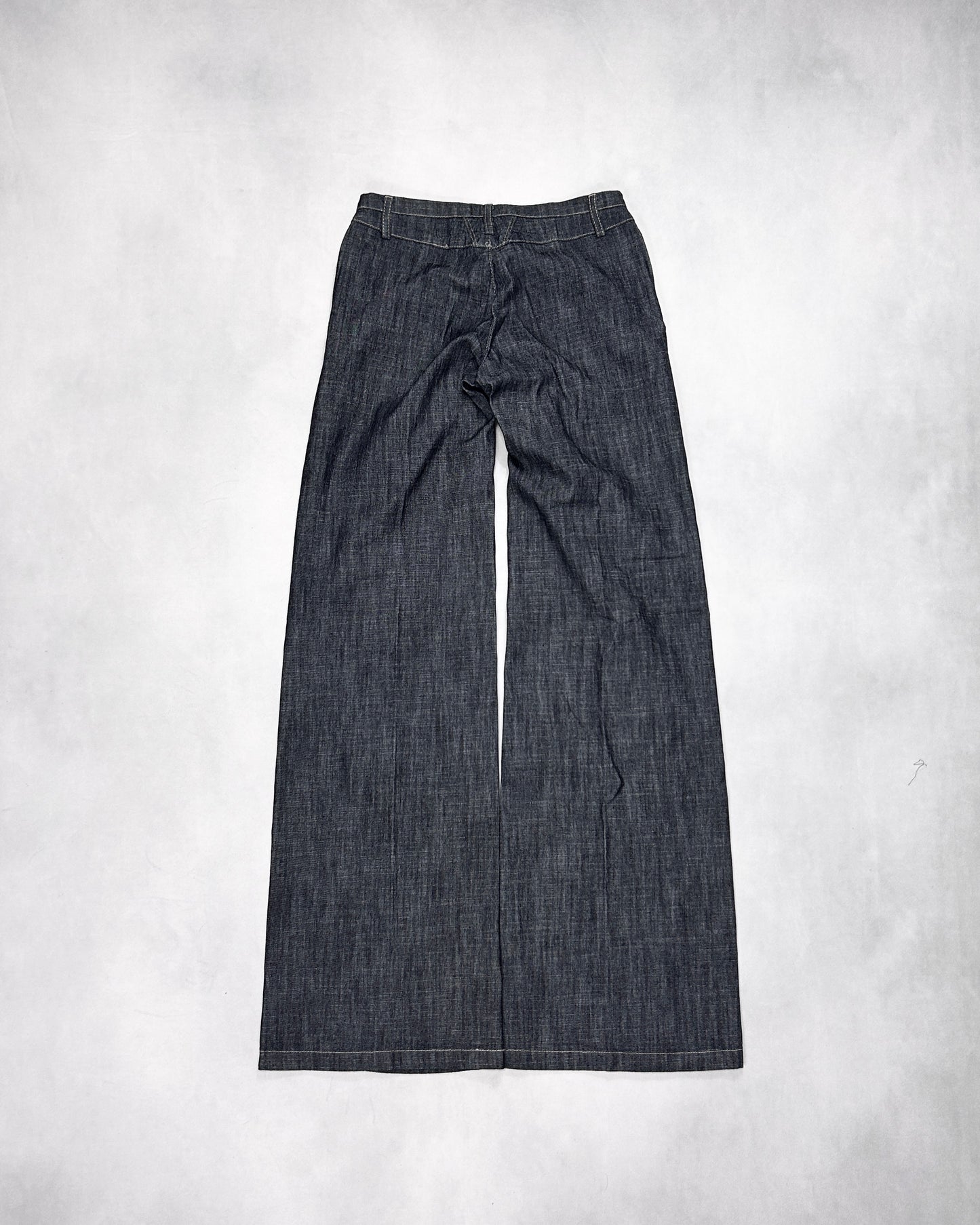 Marithe + Francois Girbaud Contrast Flare Denim Size SS