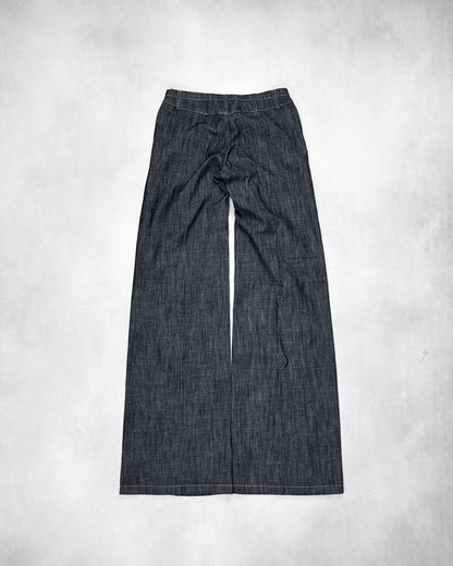 Marithe + Francois Girbaud Contrast Flare Denim Size SS