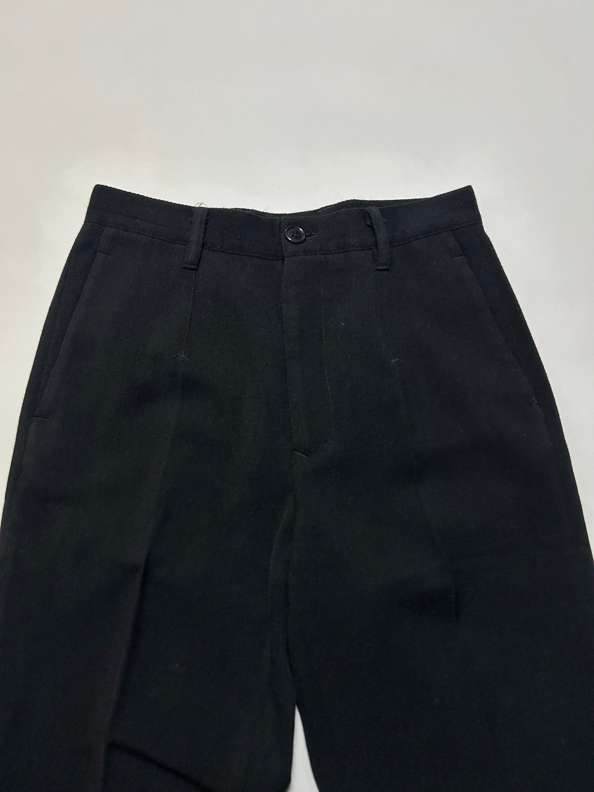 DIRK BIKKEMBERGS 90s Wool Trousers Black Size S