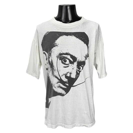 SALVADOR DALI Euro Vintage Portrait Graphic T-Shirt Size XL