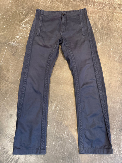 Louis Vuitton Navy Cotton Pants Size 36