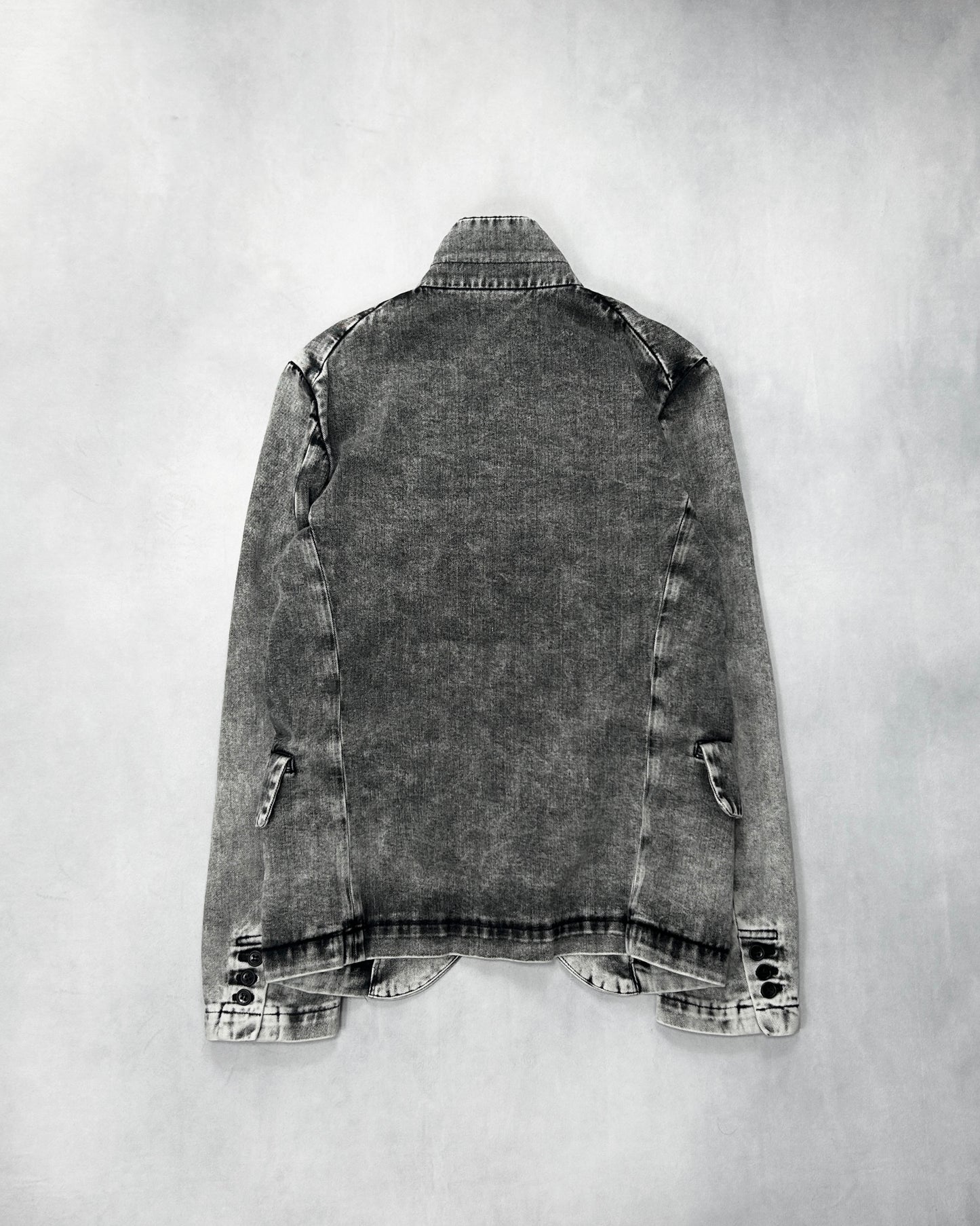 Comme des Garcons S/S2020 Acid Washed Tailored Jacket Size S