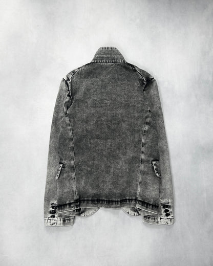 Comme des Garcons S/S2020 Acid Washed Tailored Jacket Size S