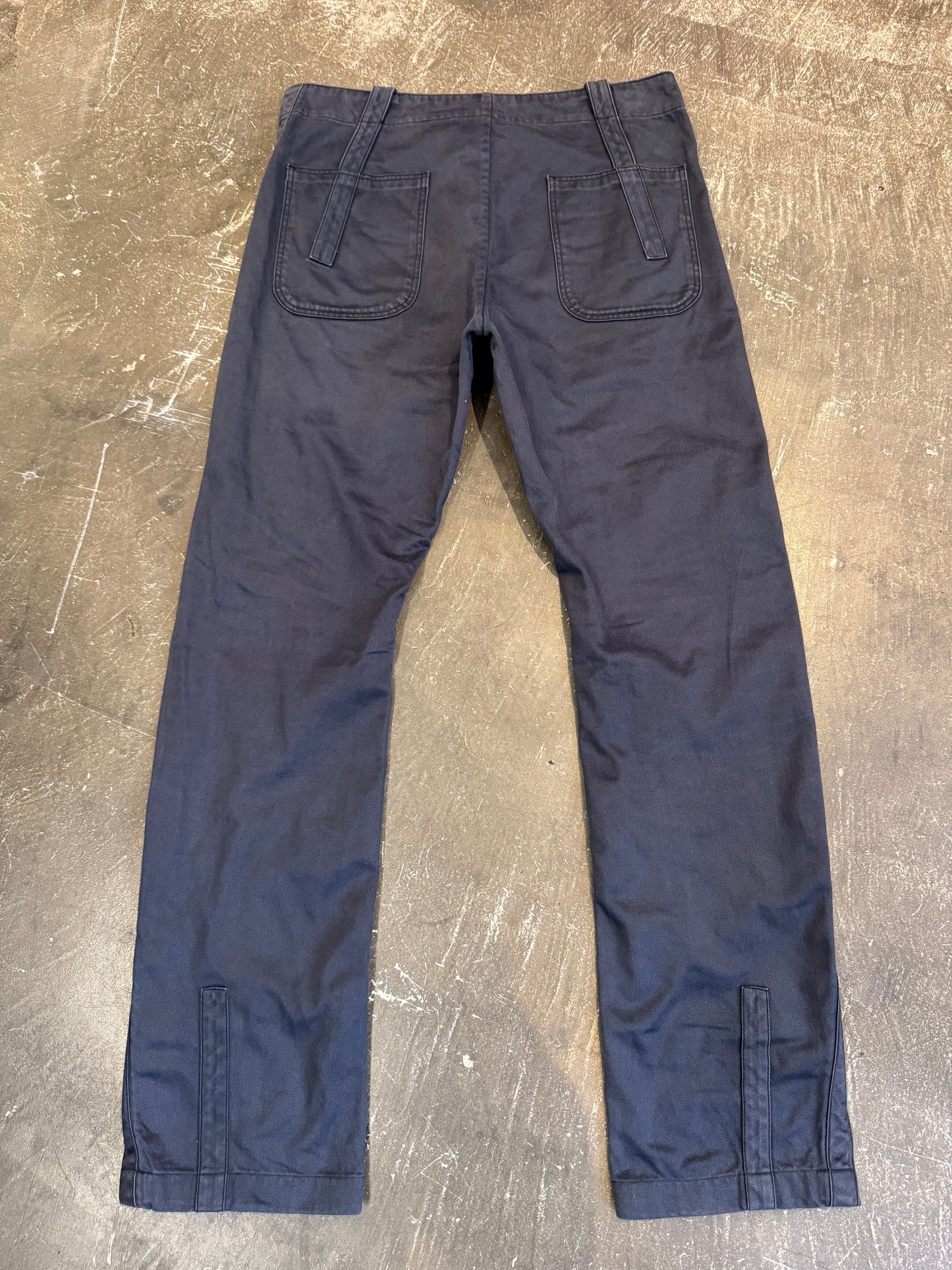 Louis Vuitton Navy Cotton Pants Size 36